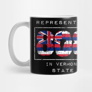 Rep Da 808 in Vermont State by Hawaii Nei All Day Mug